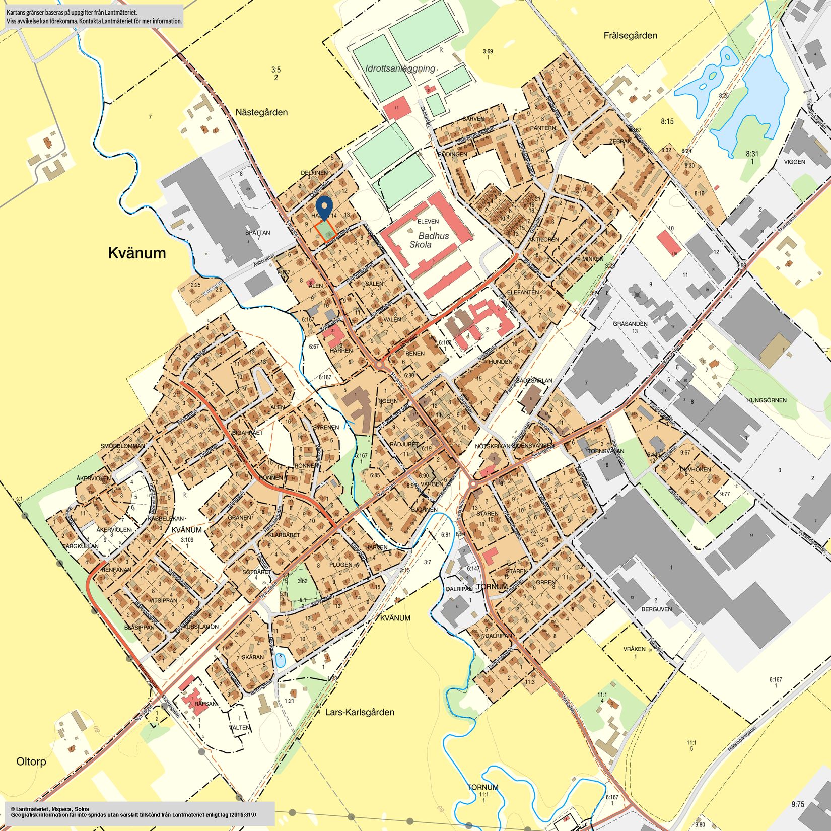 Villa, Västgötagatan 3, Centrala Kvänum, Vara