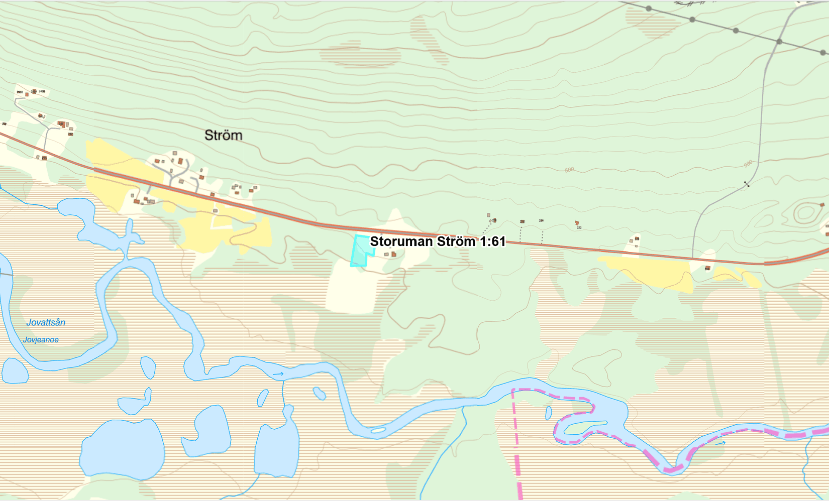 Tomt, Ström Farmen 205, Joesjö, Storuman