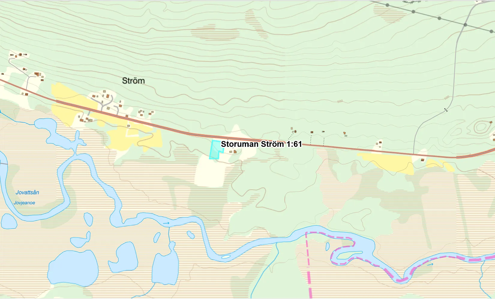 Tomt, Ström Farmen 205, Joesjö, Storuman