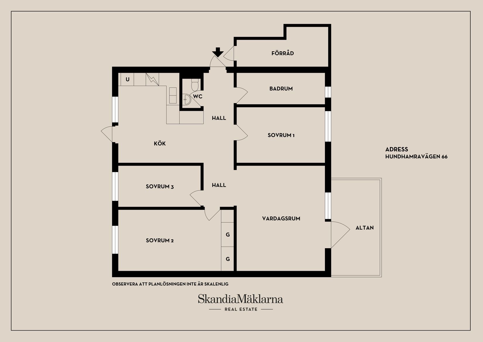 Bostadsrätt, Hundhamravägen 66, Botkyrka