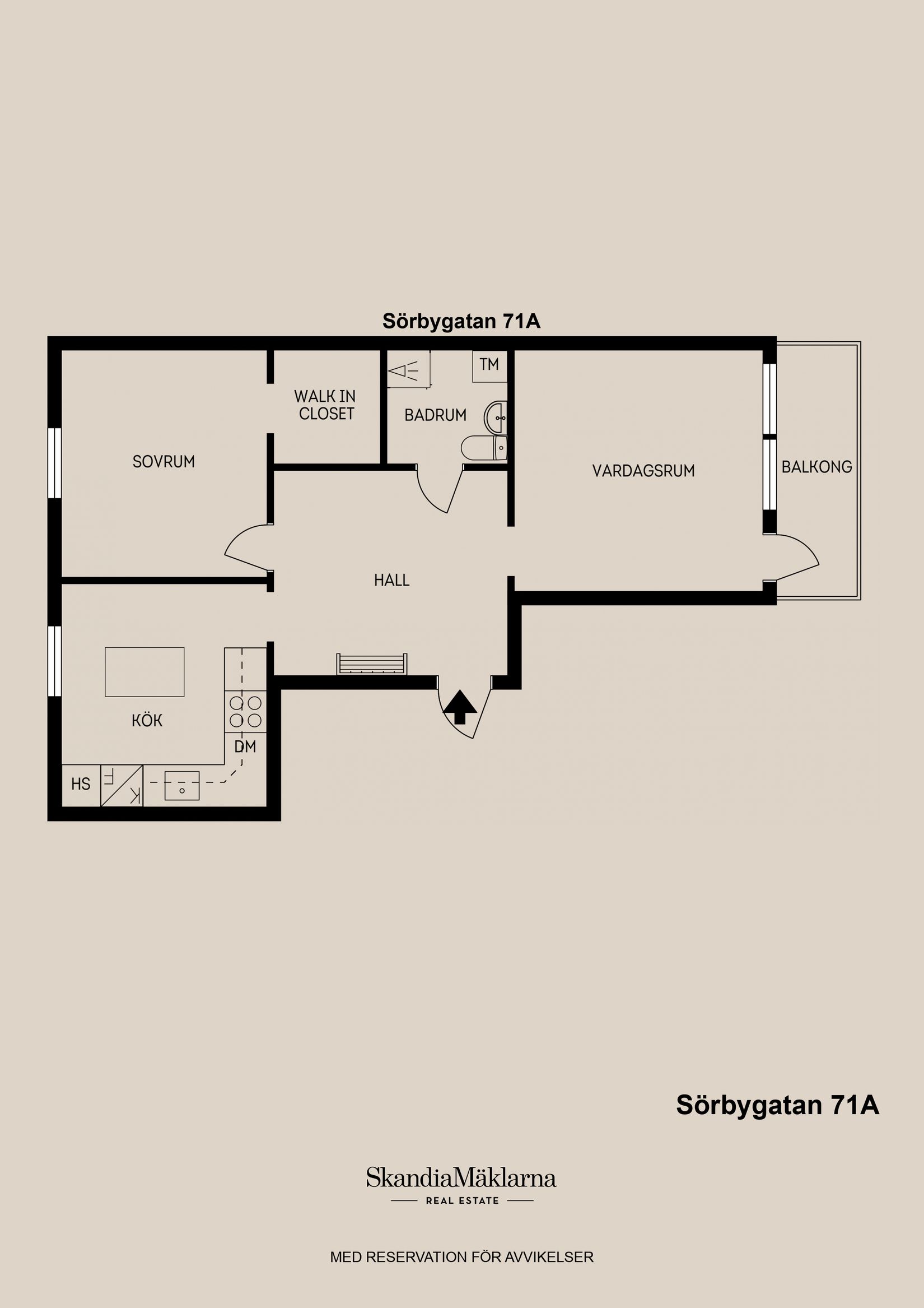 Bostadsrätt, Sörbygatan 71A, Centralt/ söder, Gävle