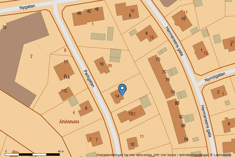 Villa, Parkgatan 14, Centralt, Bromölla