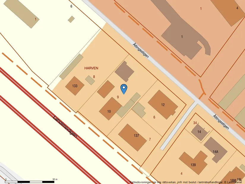 Villa, Åttingsstigen 10, Öster, Halmstad