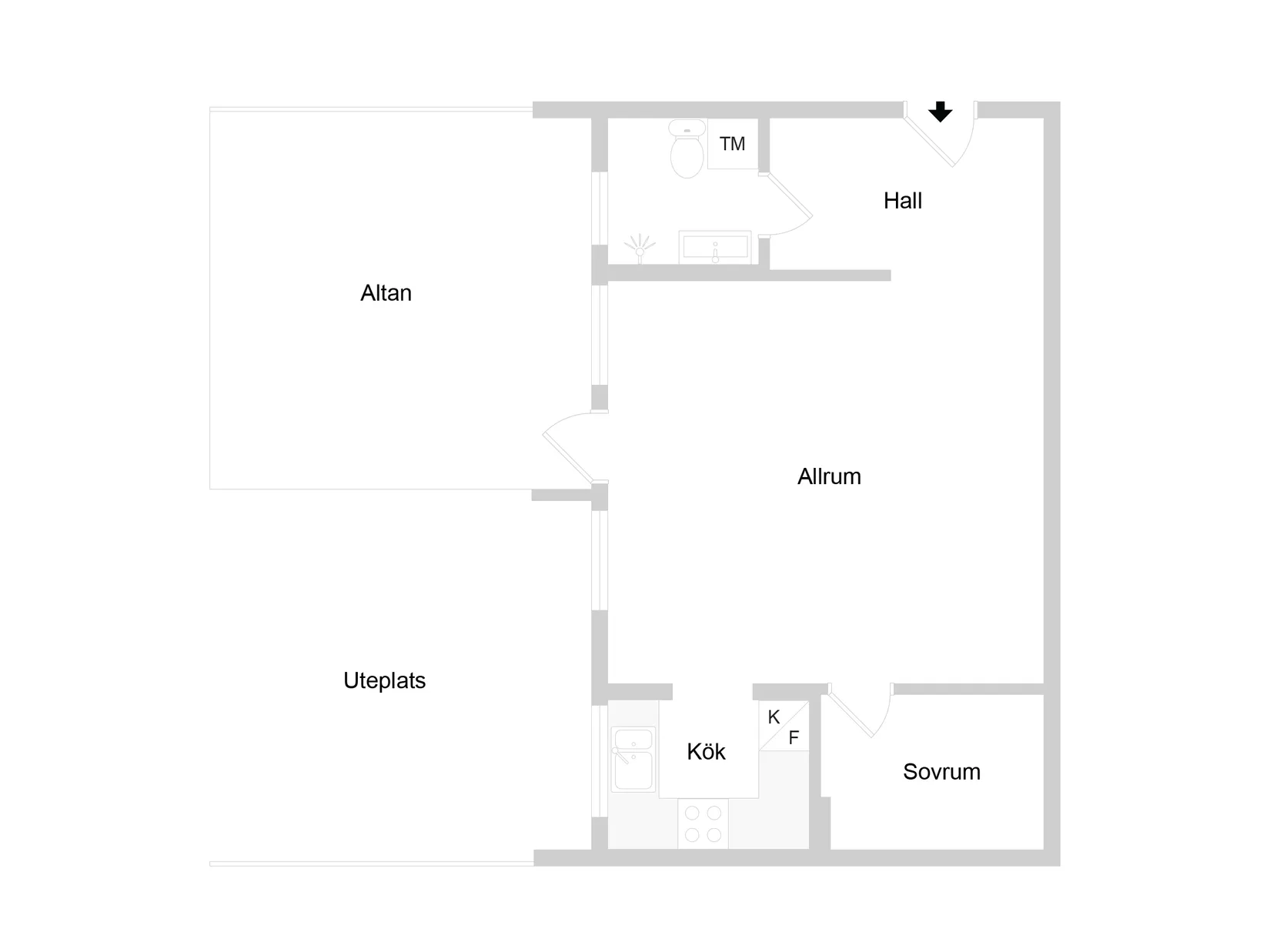 Bostadsrätt, Trestegsgatan 95, Ektorp, Norrköping