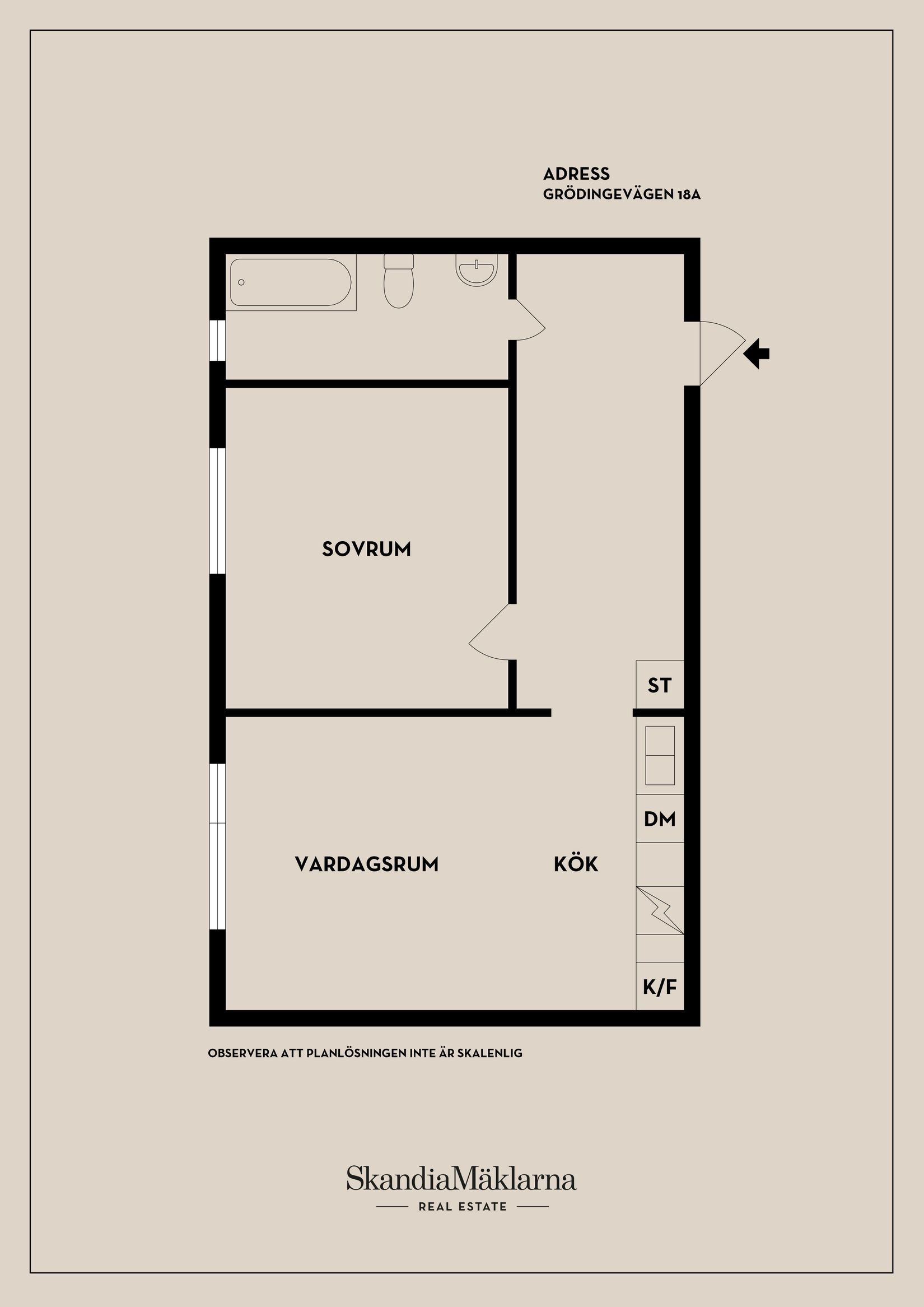 Bostadsrätt, Grödingevägen 18A, Tumba - Centralt, Botkyrka