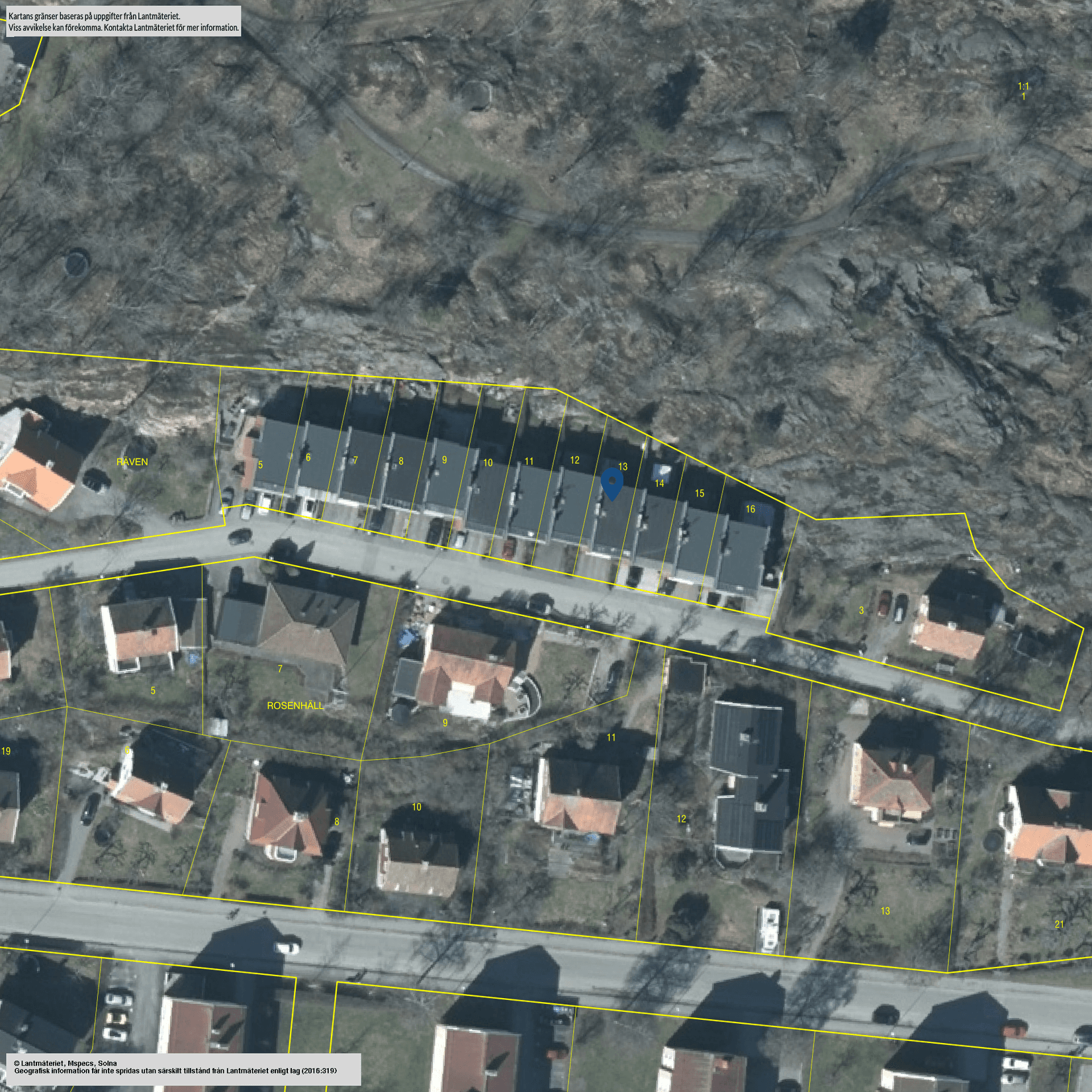 Radhus, Rosenhällsvägen 25, Öster, Nyköping