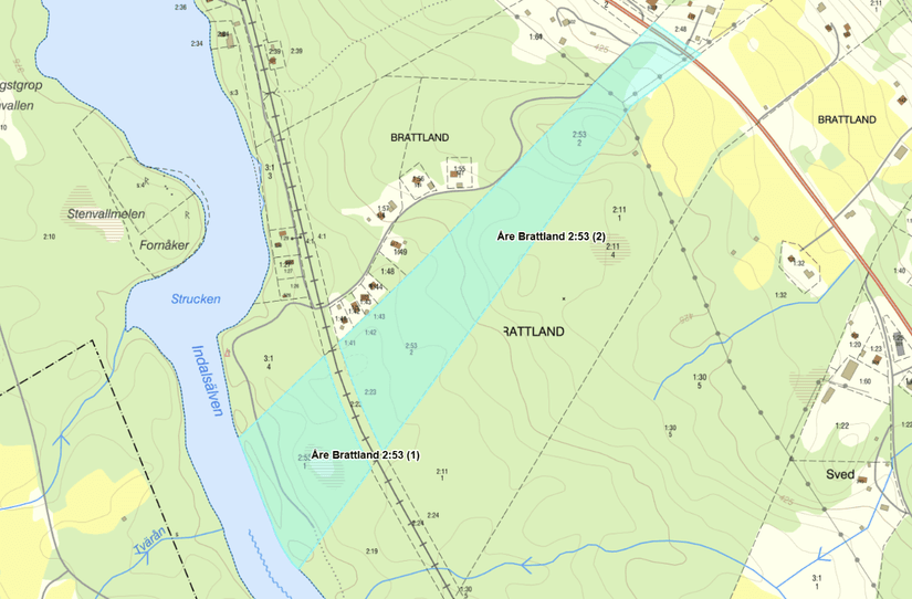 Tomt, Brattland, Björnänge/Såå/Brattland, Åre