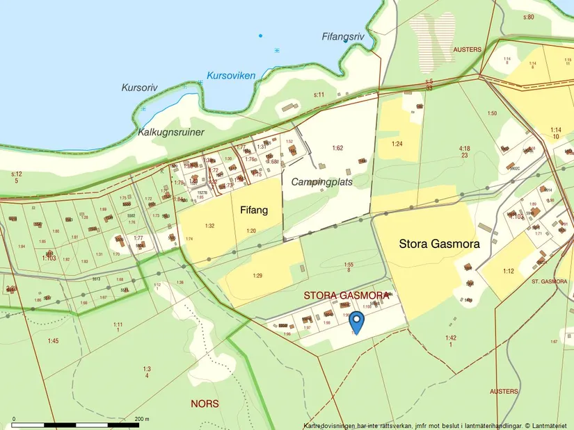 Tomt, Fårö Stora Gasmora 1:25, Fårö, Gotland