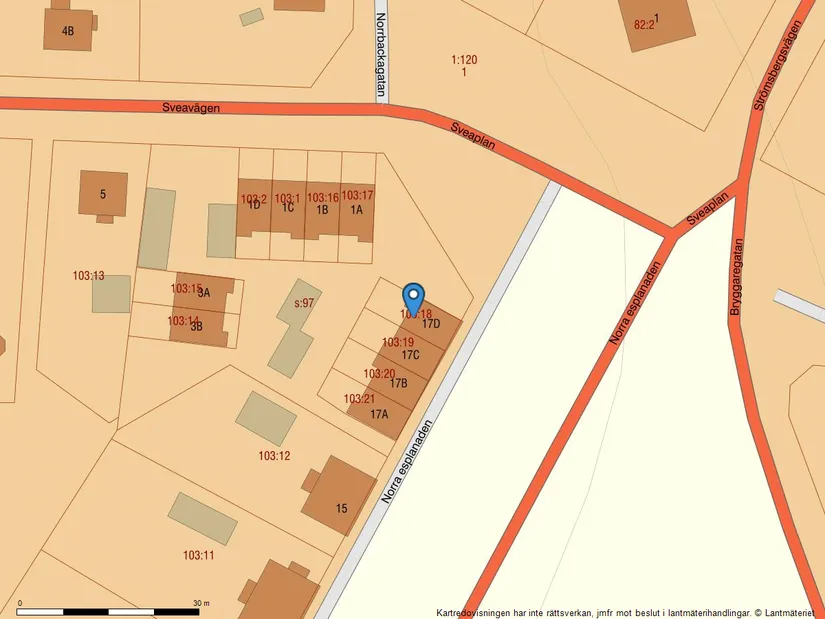 Villa, Radhus, Norra Esplanaden 17D, Tierp