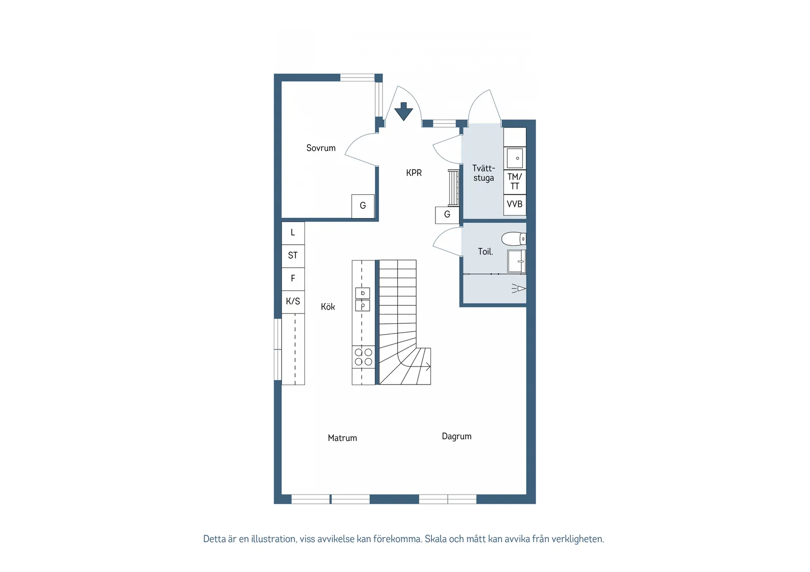 Villa, Radhus, Norra Esplanaden 17D, Tierp