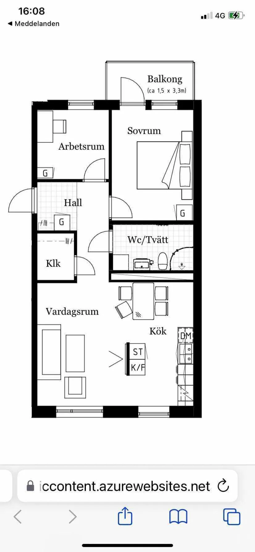 Bostadsrätt, Torggatan 16 A Lgh 1203, Centrum, Enköping
