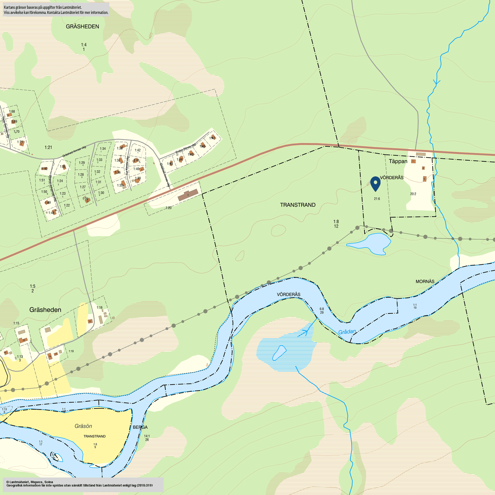 Tomt, MALUNG-SÄLEN VÖRDERÅS 21:6, Gräsheden, Malung-Sälen