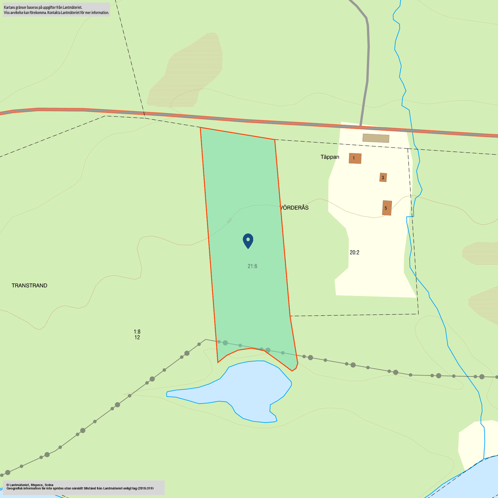 Tomt, MALUNG-SÄLEN VÖRDERÅS 21:6, Gräsheden, Malung-Sälen