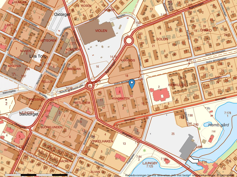 Bostadsrätt, Södra Järnvägsgatan 6A, Centralt, Ljungby