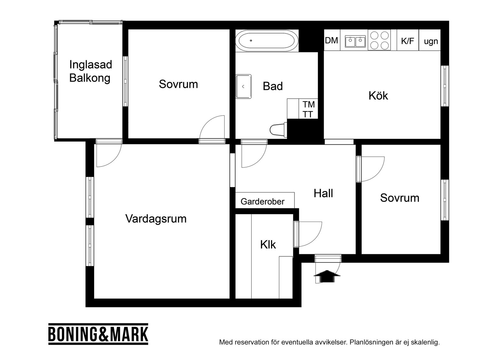 Bostadsrätt, Klörupsvägen 31 C, Gula Gården, Trelleborg