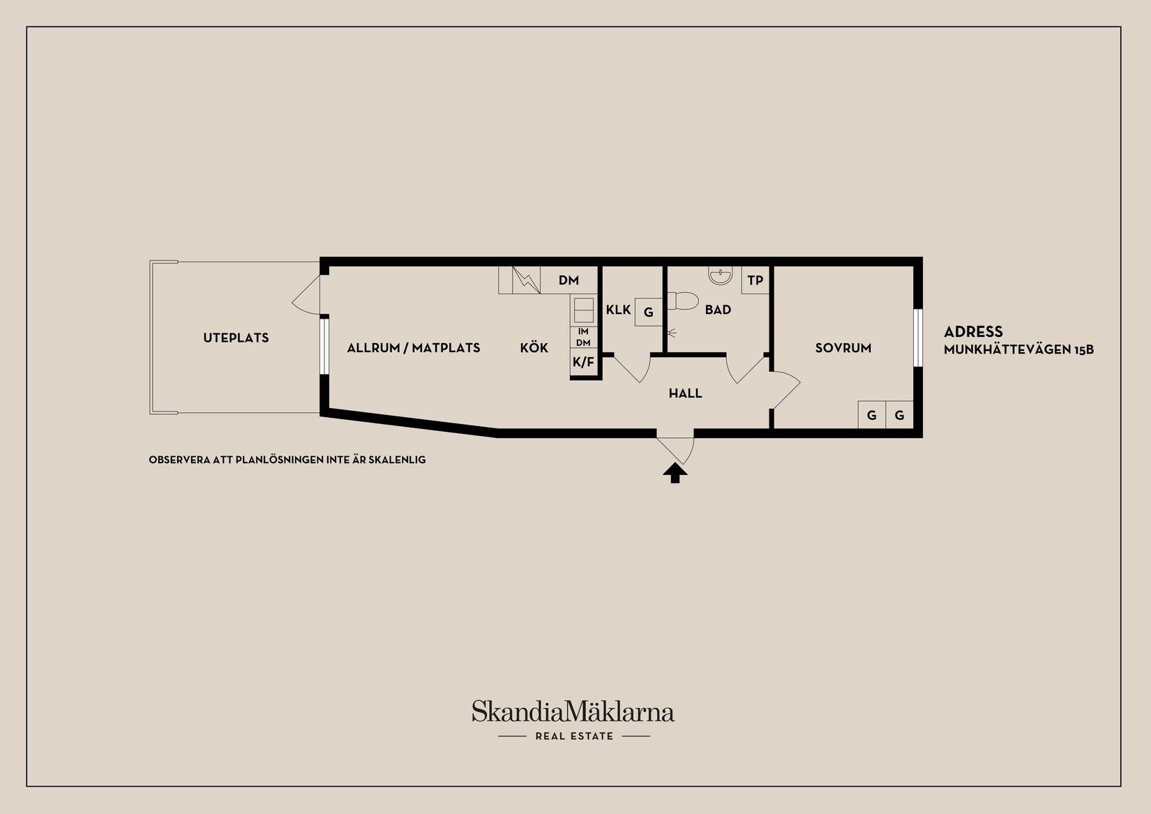 Bostadsrätt, Munkhättevägen 15B, Tumba Centrum, Botkyrka