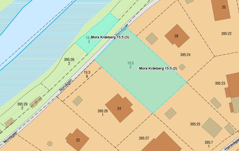 Tomt, Norvägen 26, Öna, Mora
