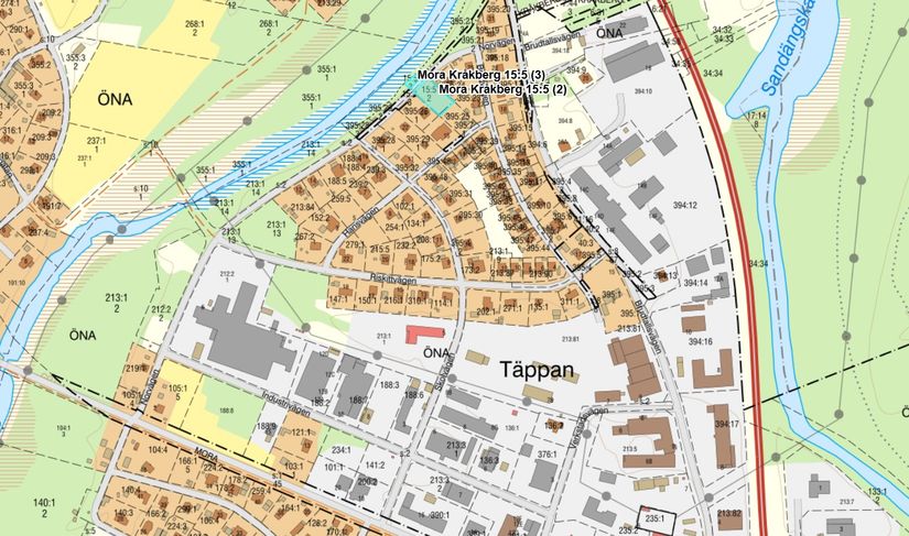 Tomt, Norvägen 26, Öna, Mora