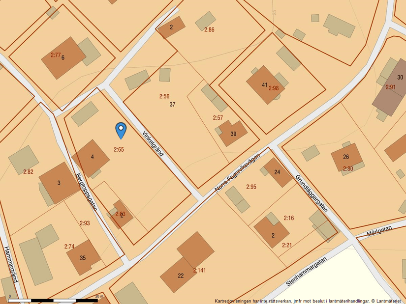 Villa, Bergtoppsgatan 4, Fagervik, Timrå