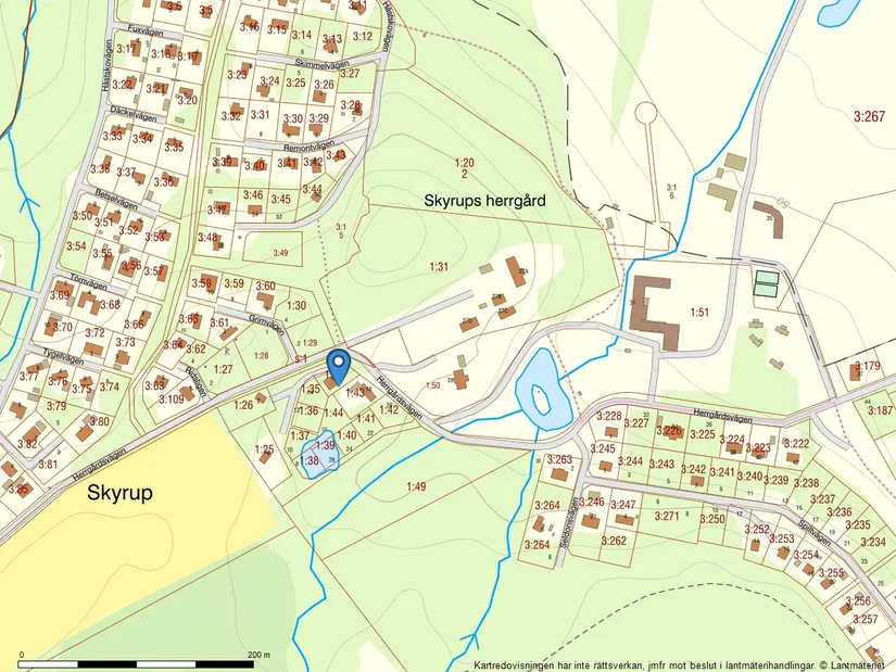 Villa, Herrgårdsvägen 16, Skyrup, Hässleholm