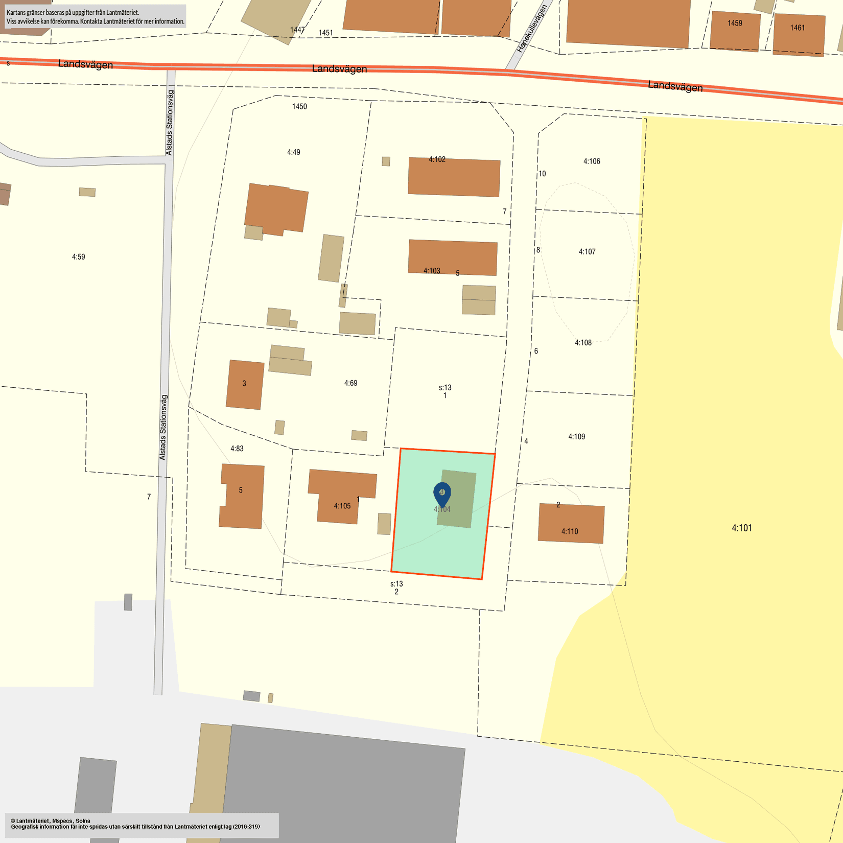 Villa, Hanekullevägen 3, Alstad, Trelleborg