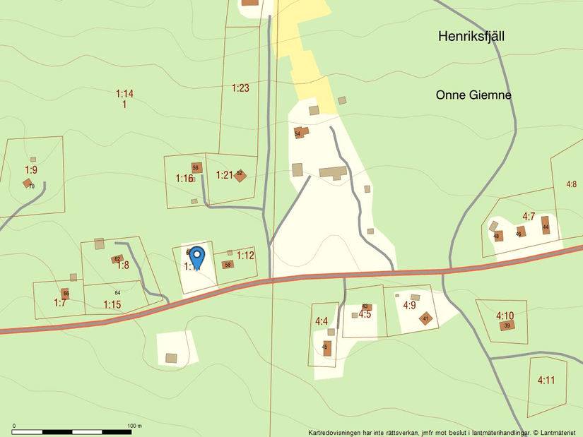 Fritidshus, Henriksfjäll 60, Kittelfjäll, Vilhelmina