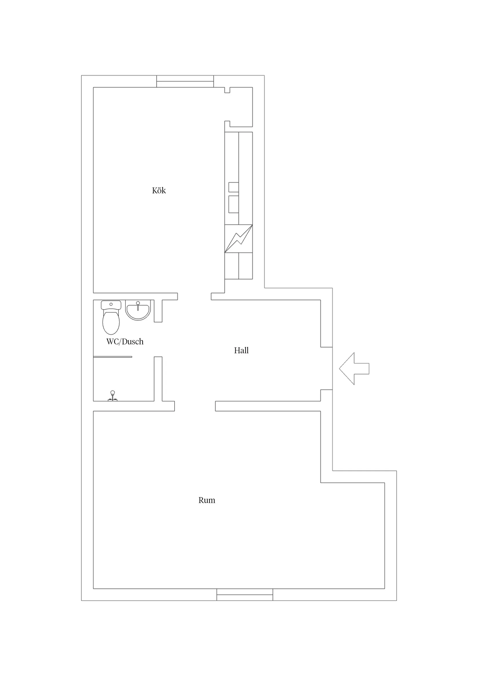 Bostadsrätt, Djurgårdsgatan 30A, Centrum, Linköping