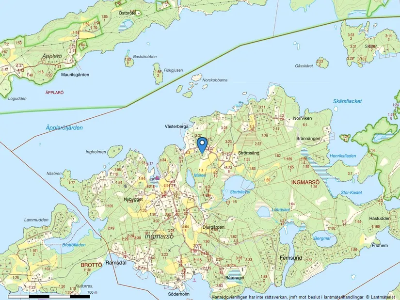 Tomt, Brännängsvägen 24B, Ingmarsö, Österåker