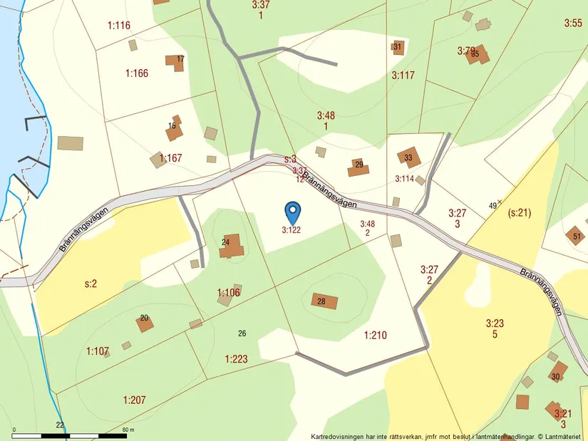 Tomt, Brännängsvägen 24B, Ingmarsö, Österåker