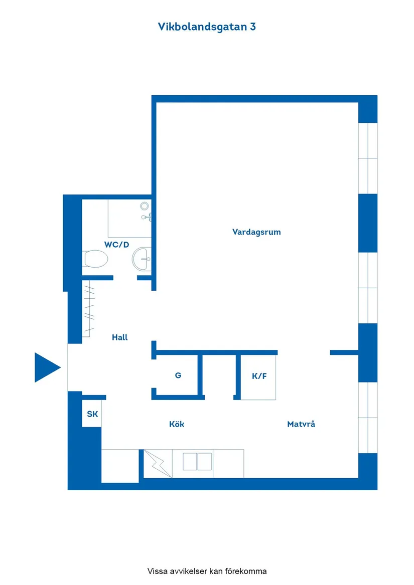 Bostadsrätt, Vikbolandsgatan 3, Centralt, Norrköping