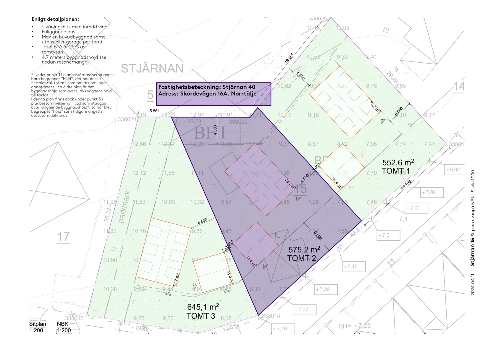 Tomt, Skördevägen 16A, Kvisthamra - Centralt, Norrtälje