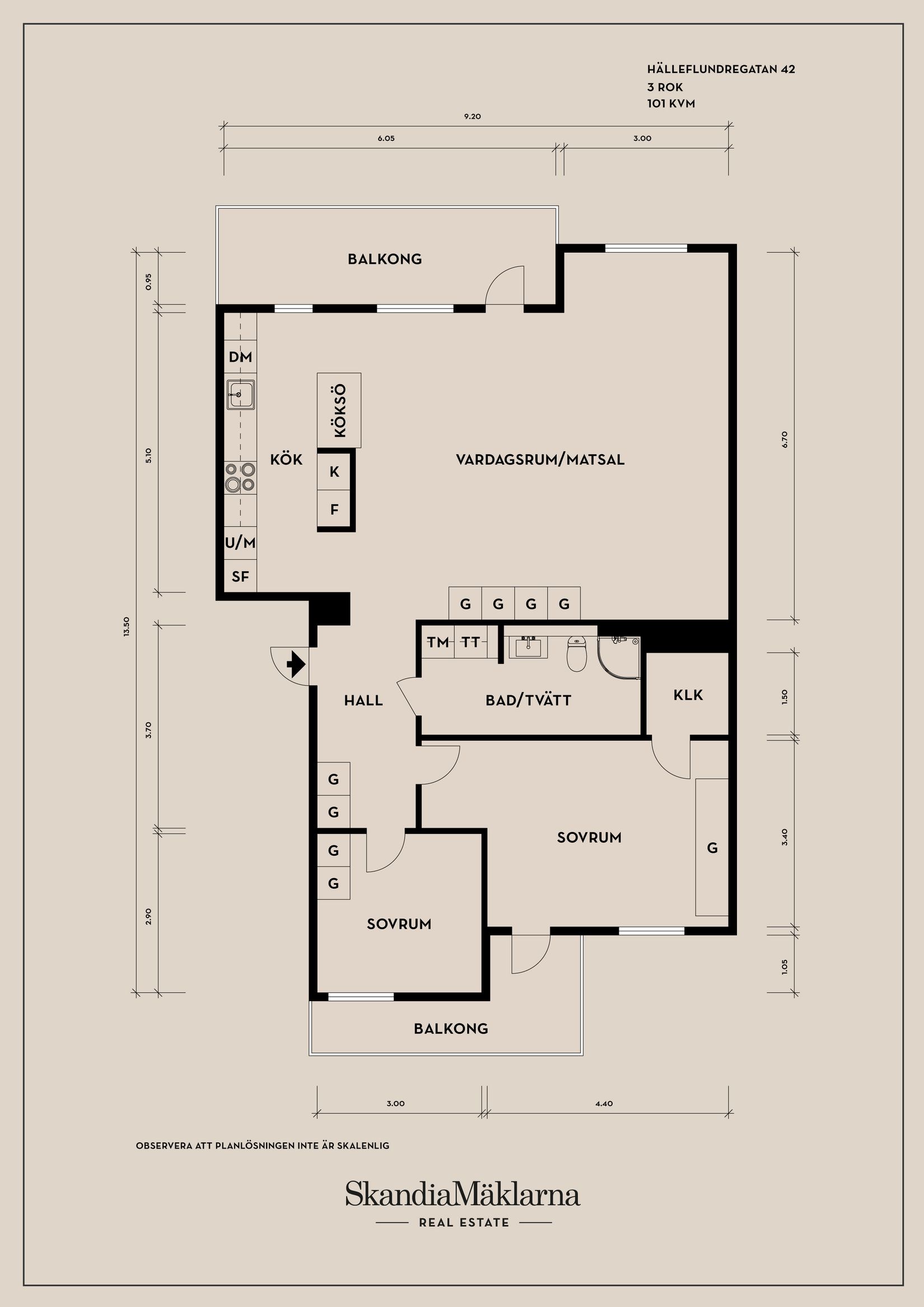 Bostadsrätt, Hälleflundregatan 42, Fiskebäck, Göteborg