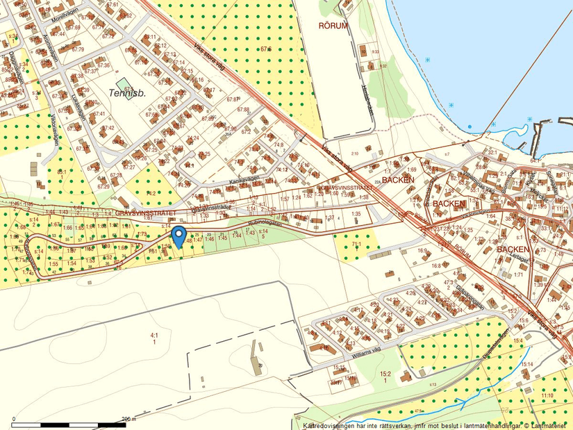 Tomt, Rubinolagatan 29, Vik, Simrishamn