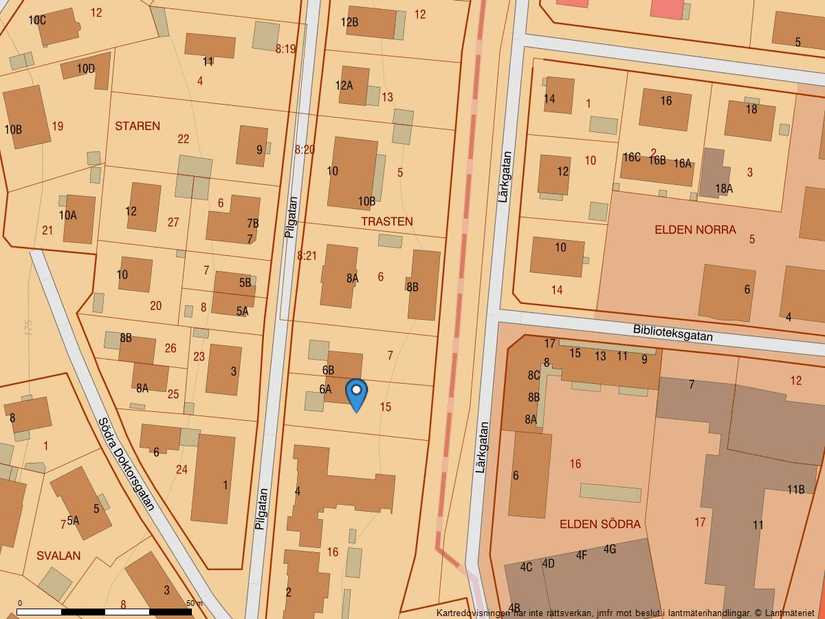 Villa, Pilgatan 6A, Väster, Växjö