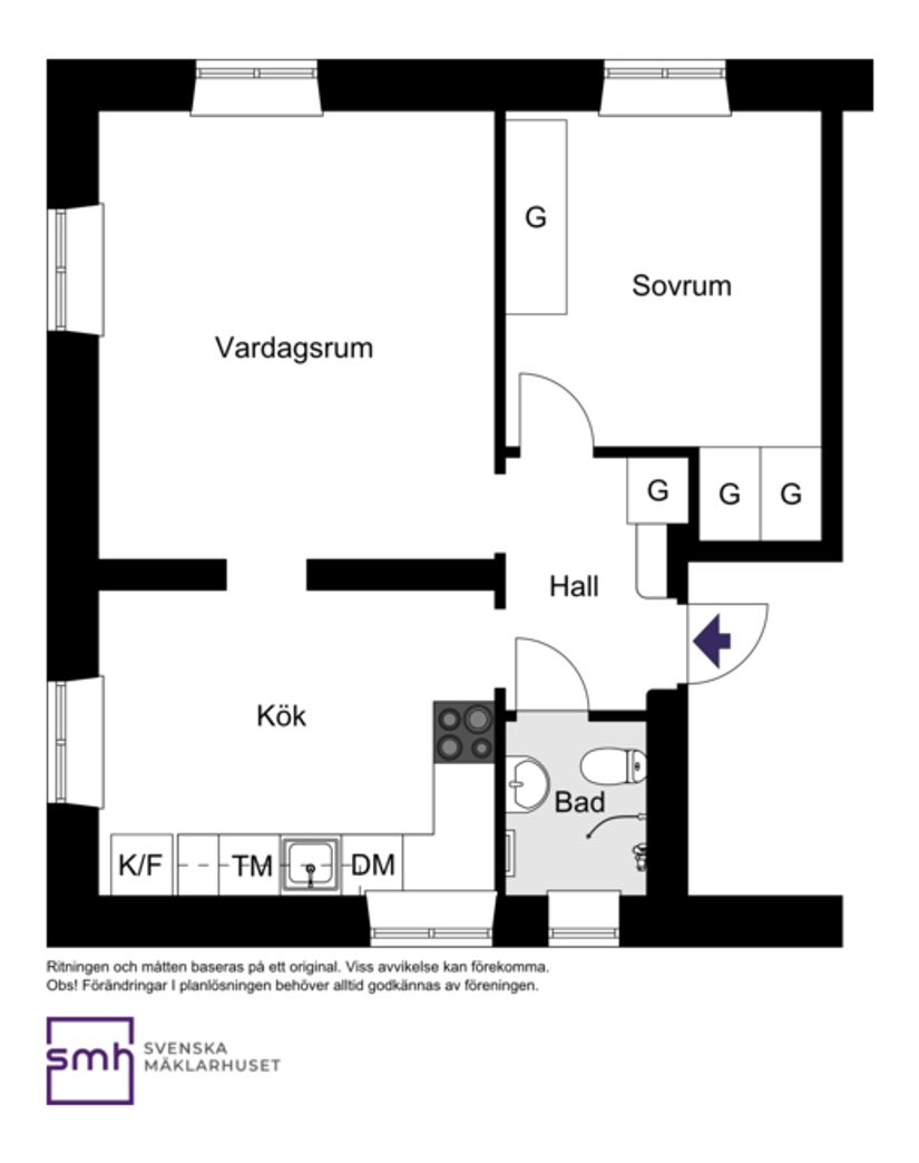 Bostadsrätt, Broderivägen 25, Bromma / Åkeshov, Stockholm