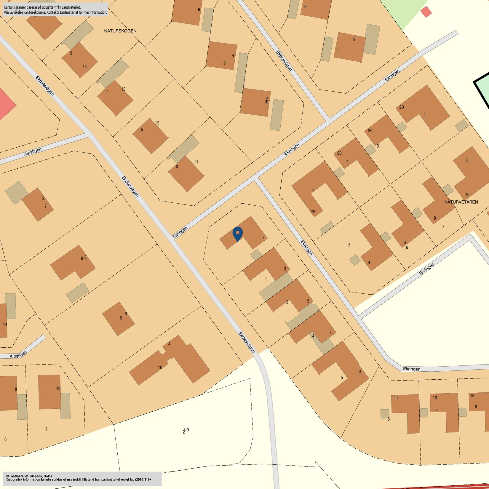 Radhus, Ekringen 1, Hjulsbro, Linköping