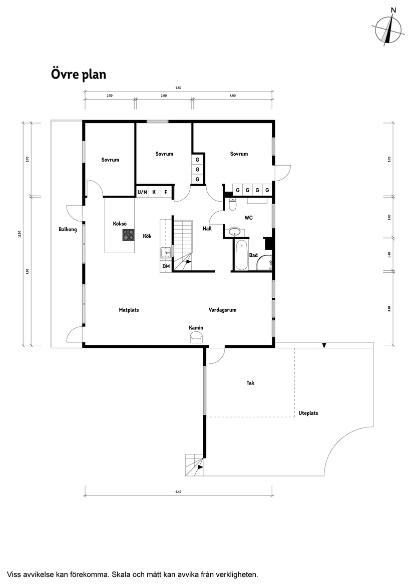 Villa, Sagbäcksvägen 22, Lindome, Mölndal