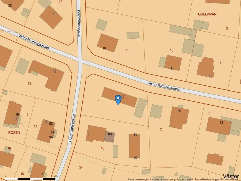 Villa, Viktor Rydbergsgatan 17, Väster, Växjö