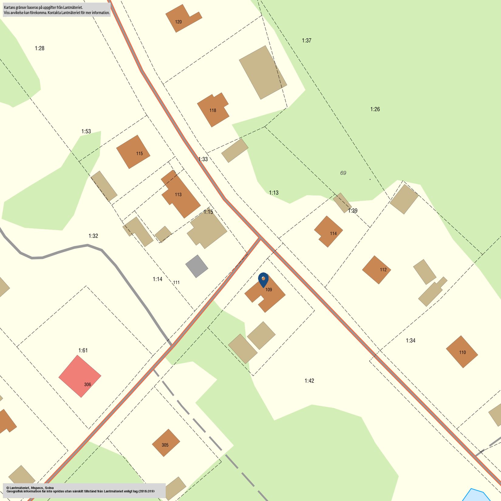 Villa, Gullaboås 109, Gullaboås, Torsås