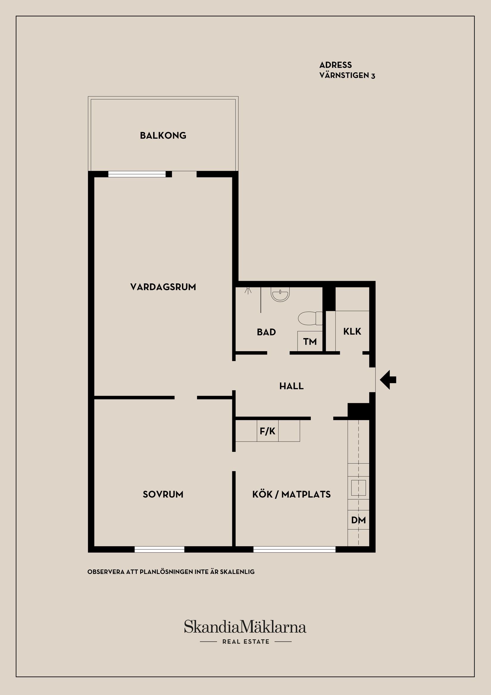 Bostadsrätt, Värnstigen 3, Segeltorp, Huddinge