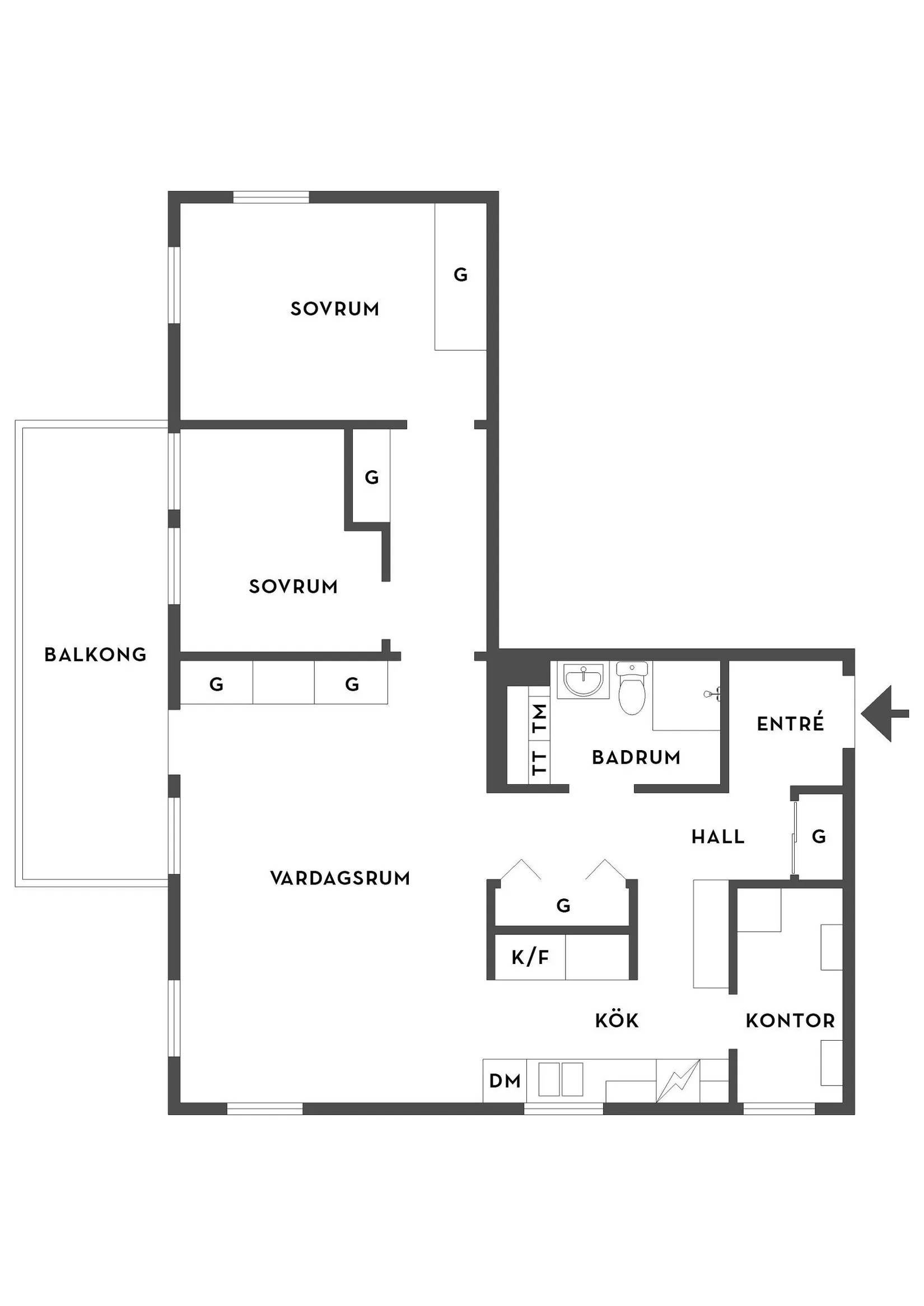 Bostadsrätt, Folketshusvägen 15, Klagshamn, Malmö