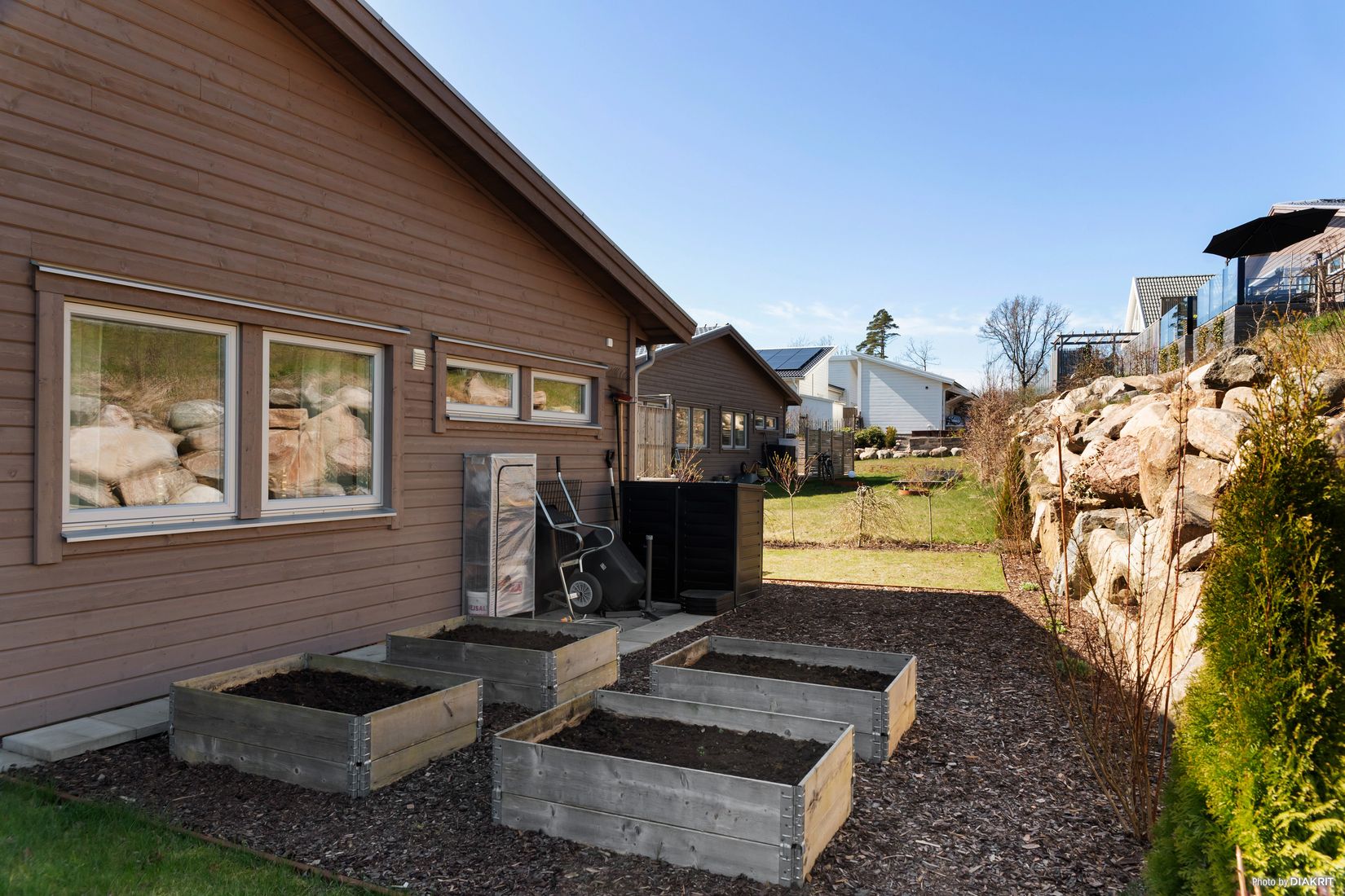 Radhus, Opphämtavägen 9a, Skrea / Brune Kulle, Falkenberg