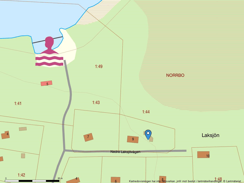 Fritidshus, Nedre Laksjövägen 9, Heby