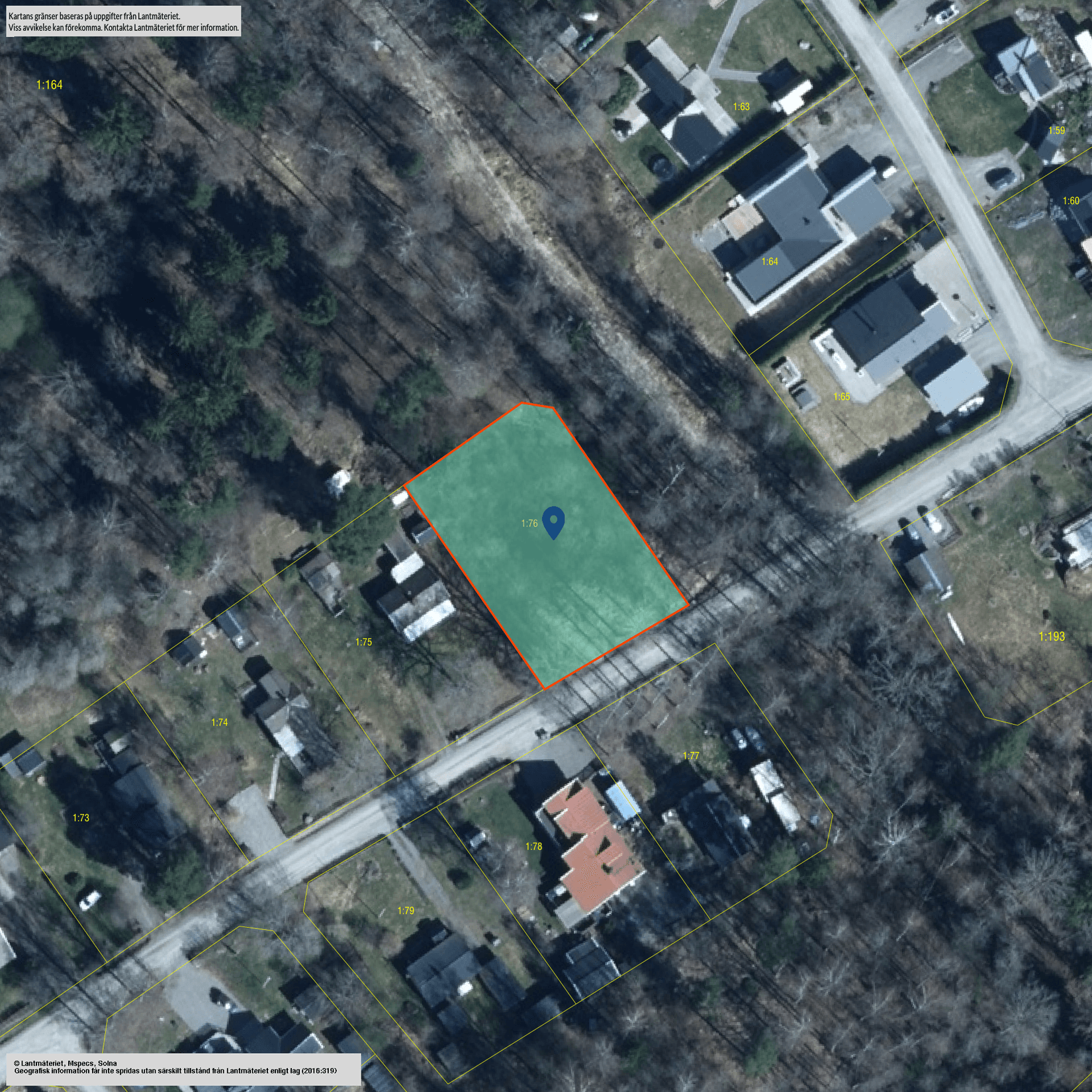 Tomt, Rävstigen 13, Djurön, Norrköping