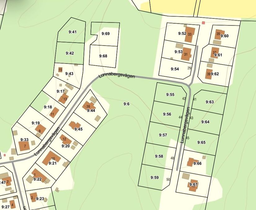 Tomt, Lunnabergsvägen (12 st. tomter), Vallda - Lunna, Kungsbacka