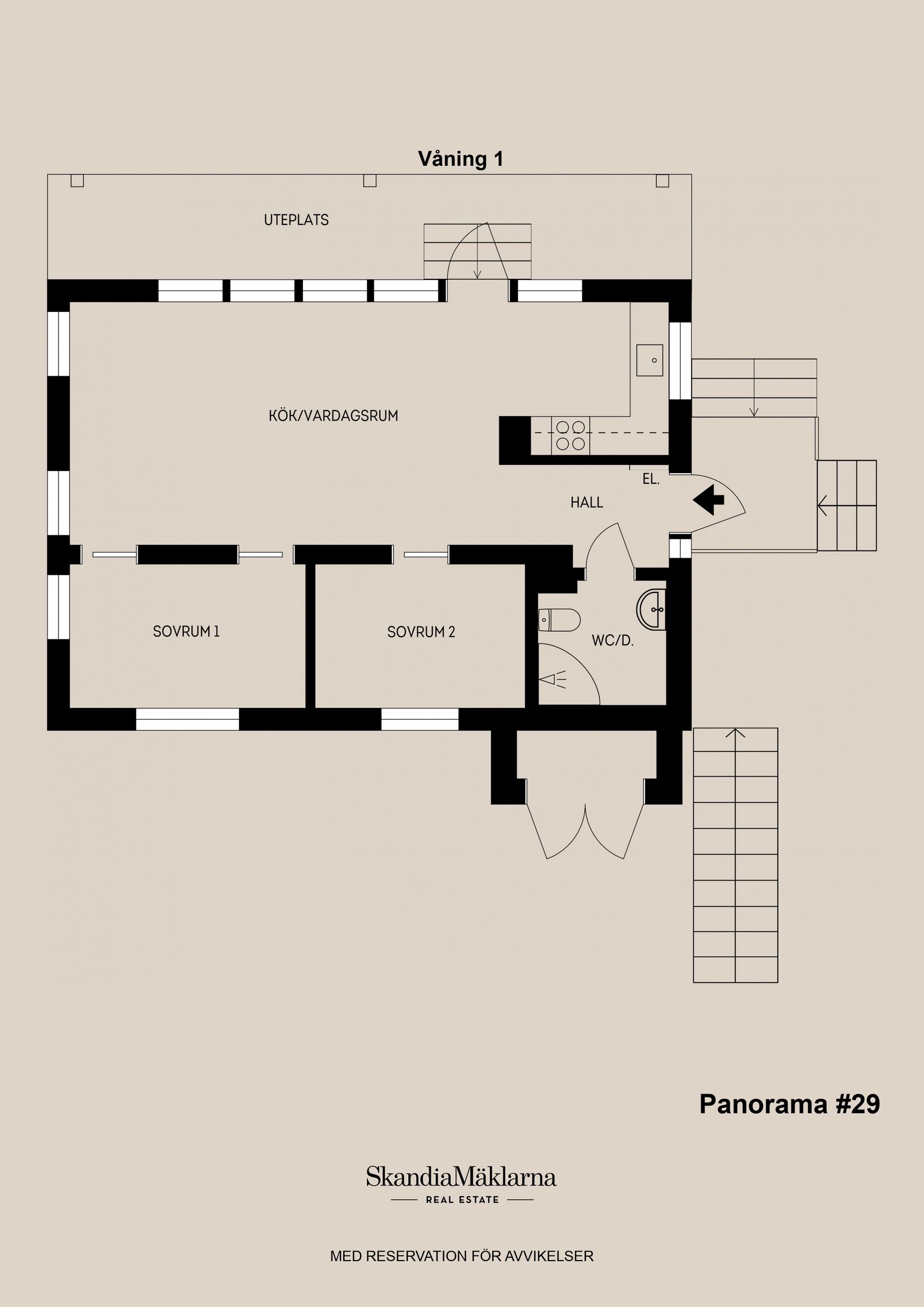 Bostadsrätt, Kullbergsvägen 57 - Panorama #29, Kungsberget, Sandviken