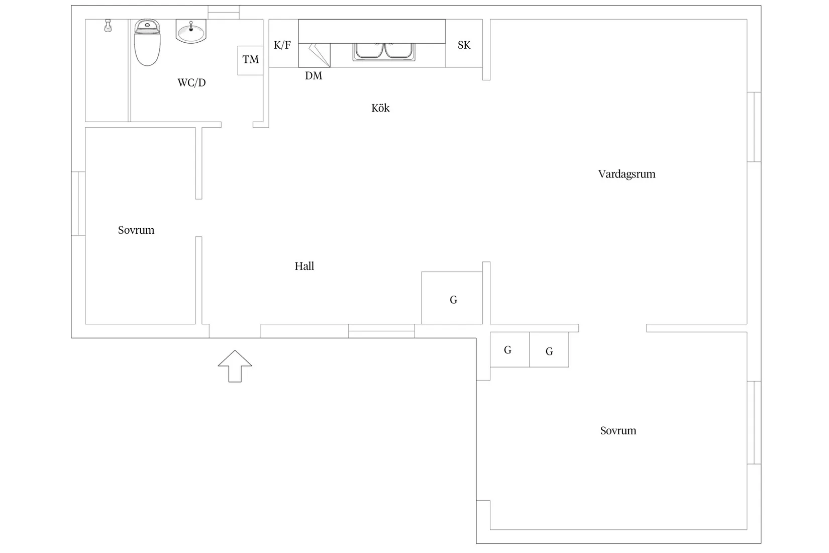 Bostadsrätt, Betaniavägen 34, Gnisvärd lgh 23, Gnisvärd, Gotland