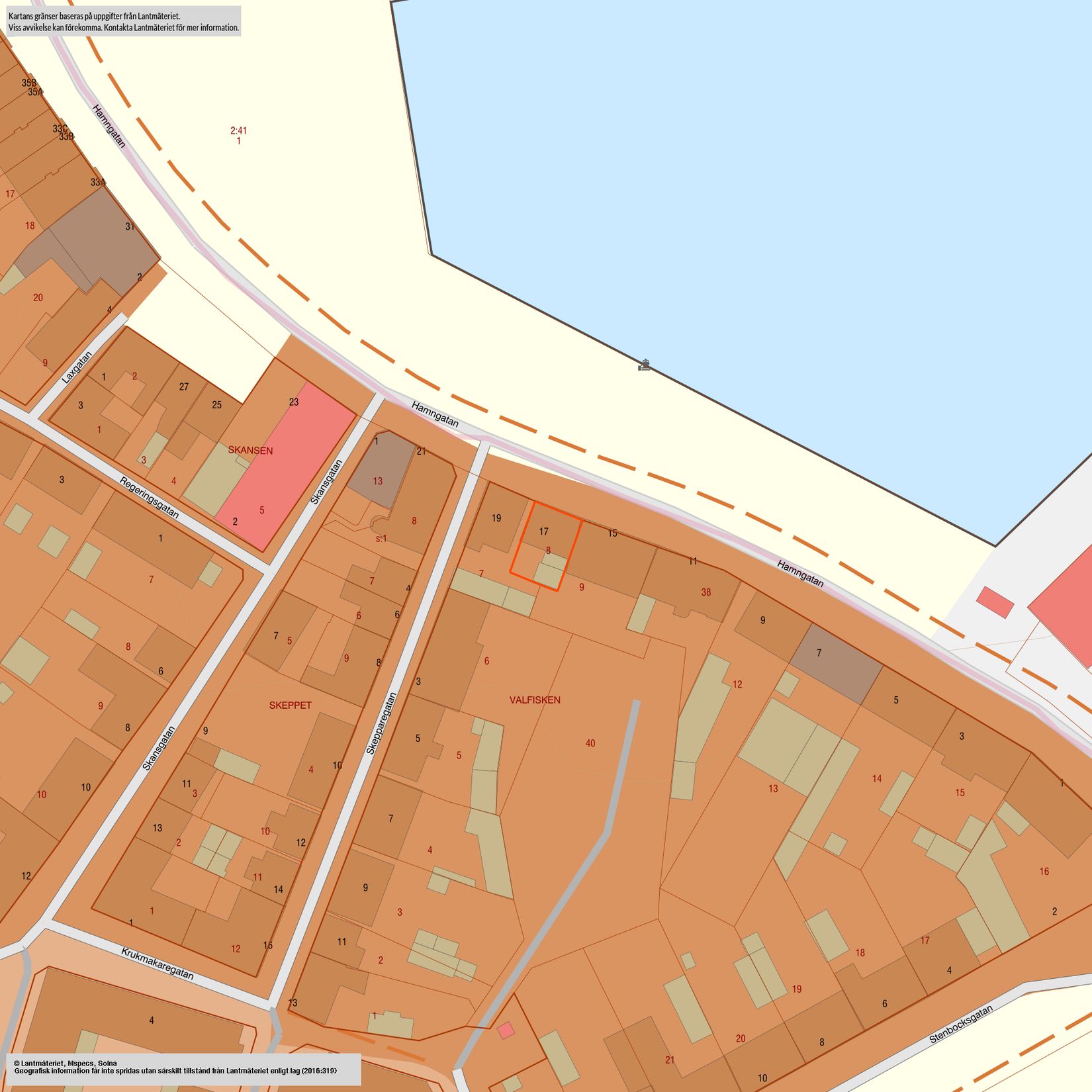 Villa, Hamngatan 17, Simrishamn - gamla stan, Simrishamn