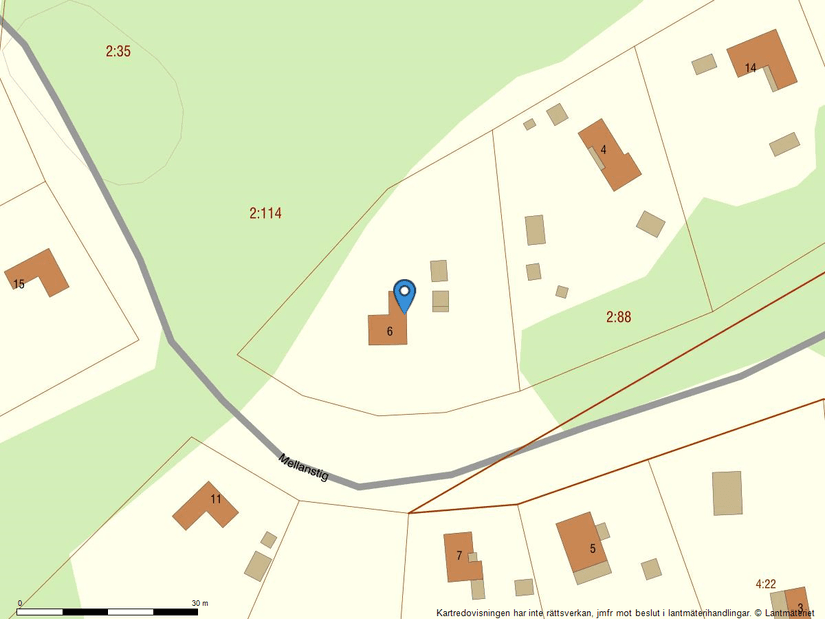 Villa, Mellanstig 6, Axmar, Gävle