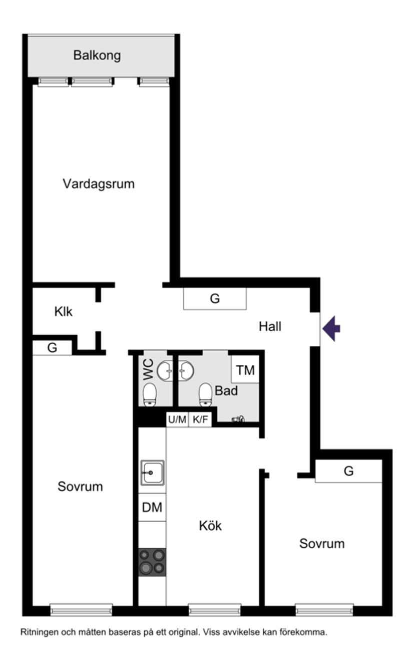 Bostadsrätt, Bygatan 27, Huvudsta, Solna